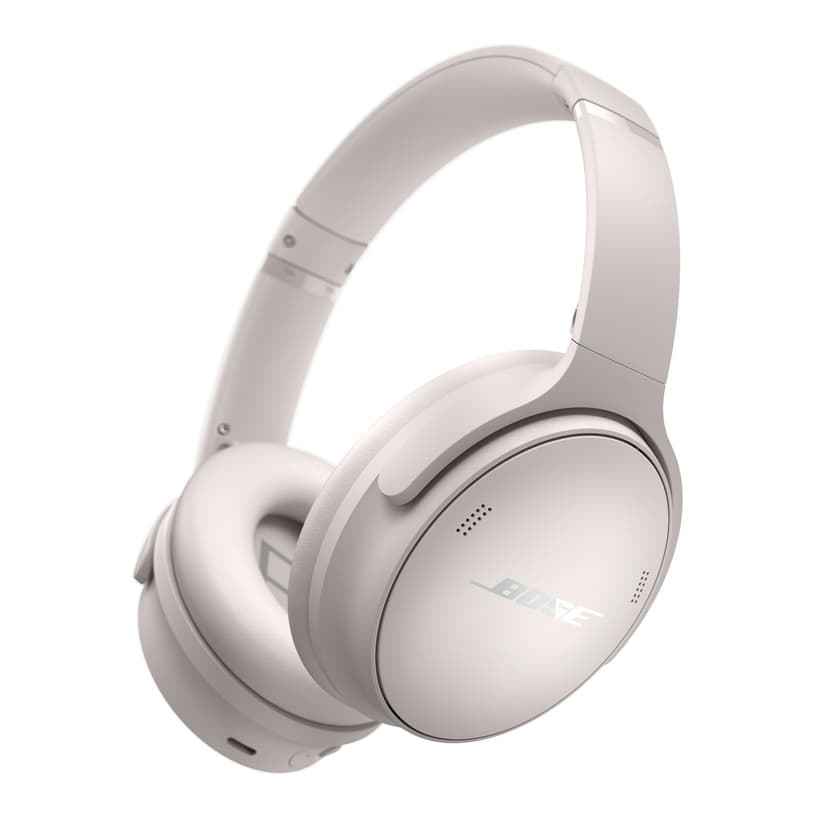 Bose QuietComfort SC Wireless Noise Cancelling Headphones, Bluetooth Over Ear Headphones with Up To 24 Hours of Battery Life, with Soft Case, White Smoke - 1