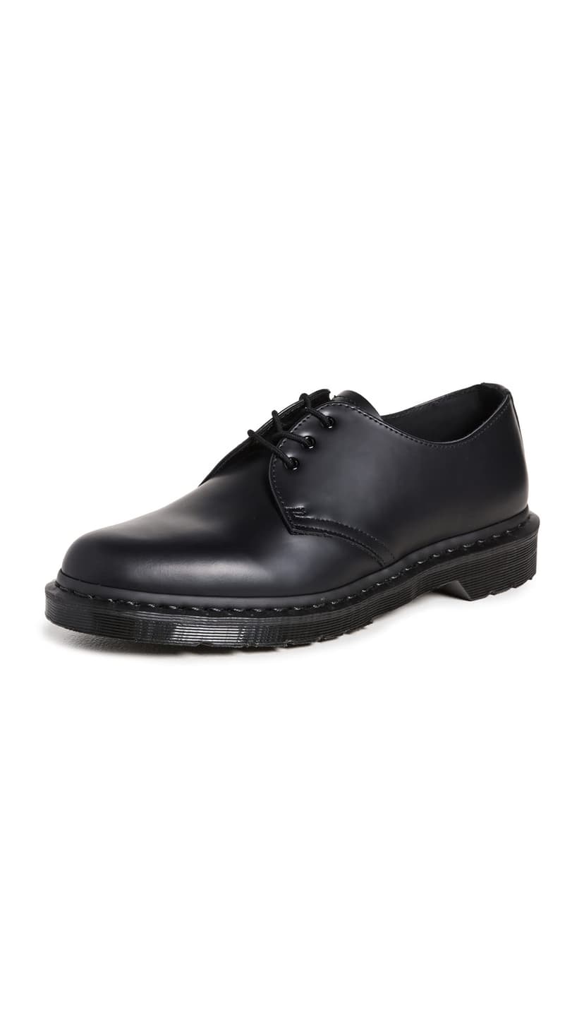 Dr. Martens 1461 Mono Smooth Black, Unisex Oxford - 1