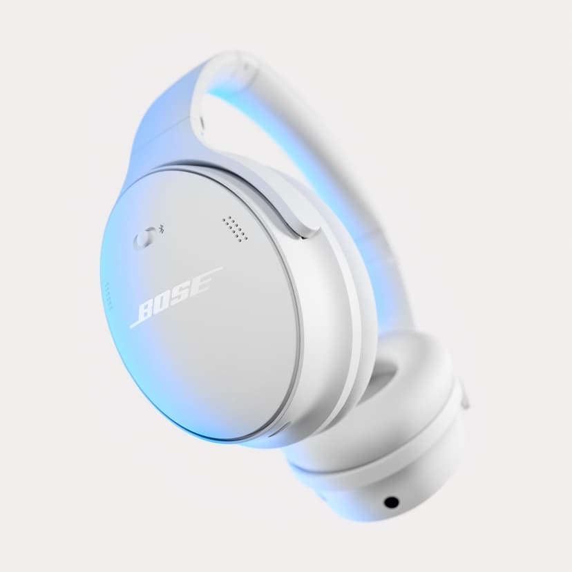 Bose QuietComfort Wireless Noise Cancelling Headphones, Bluetooth Over Ear Headphones with Up To 24 Hours of Battery Life, White Smoke - 2