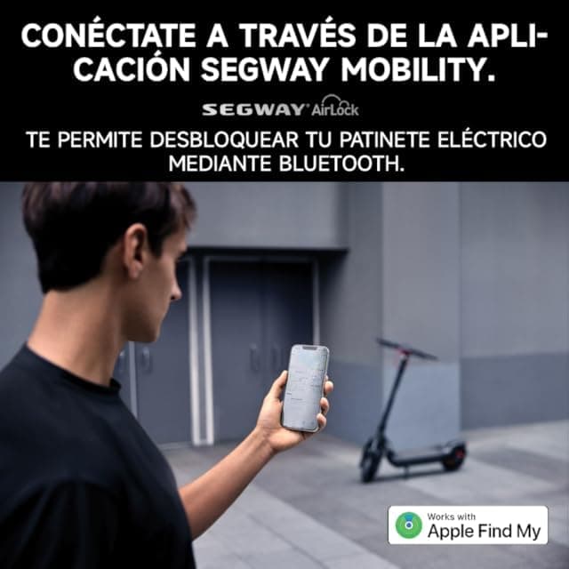 Segway Max G3 E, Trottinette électrique, Vitesse maximale de 25 km/h, Autonomie de 80 km, Double système de freinage - 5