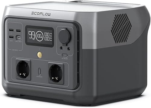ECOFLOW Portable Power Station RIVER 2 MAX, 512Wh LiFeP04 Battery/ 1 Hour Fast Charging, Up To 1000W Output, Solar Generator (Panel Not Inc.) for Outdoor Camping/RVs/Home Use