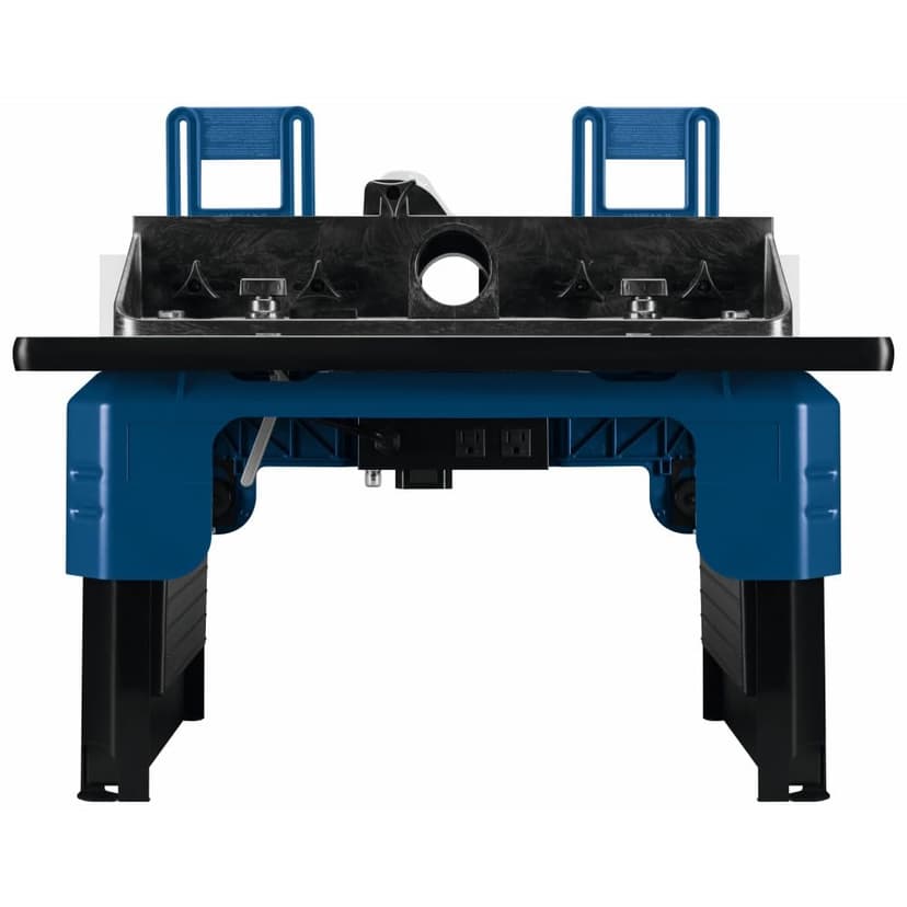 Bosch RA1141 26 in. x 16-1/2 in. Laminated MDF Top Portable Jobsite Router Table with 2-1/2 in. Vacuum Hose Port - 5