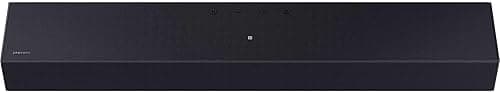 SAMSUNG HW-B400F/ZF Sound Bar, 2.0ch Woofer Integaod, Game Mode, Bluetooth Multiple Connection, Black