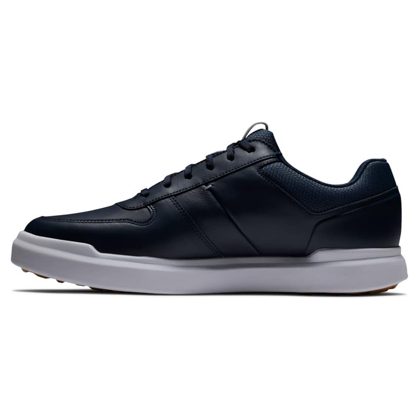 FootJoy Men's Contour Casual Golf Shoe, Navy White Tan, 39 EU - 3