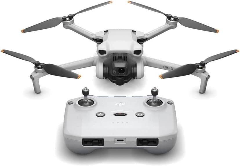DJI Mini 3 – Lightweight and Foldable Mini Camera Drone with 4K HDR Video, Remote Control, 38-min Flight Time, True Vertical Shooting, and Intelligent Features - 1