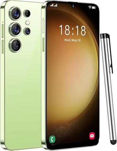 McMgc S25Ultra Téléphone Portable Pas Cher Android, écran 6,3 Pouces Incell, 2Go+16Go (SD 128Go), 3 Fentes (Double SIM+SD), Batterie 4500mAh, caméras 8MP+13MP, déverrouillage Facial (Blue)