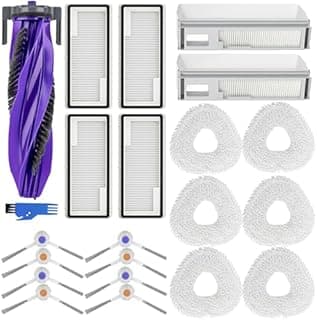 Homruich Accessory for Narwal Freo X Ultra Vacuum Cleaner, 1 Main Brush, 2 Dust Bags, 4 Filters, 6 Wipes, 8 Side Brushes, Freo X Ultra Replacement Parts 22 Pieces