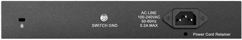 D-Link DGS-1016D 16-Port Green Ethernet Copper Gigabit Switch, Hub, Internet Splitter, Metal, Fanless, Plug and Play - UK Model, black DGS-1016D - 3