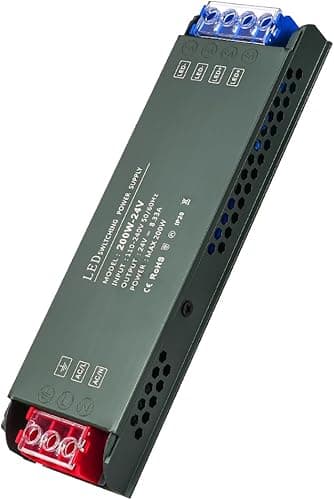 URAQT Transformateur LED 220V 24V, 200W Entrée AC à DC Al…
