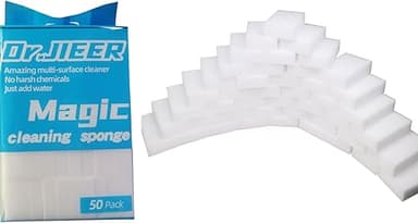 Dr.JIEER Lot de 50 éponges Magiques Multifonctions en mél…