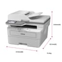 Brother Professional MFC-L2960DW wireless mono laser all-in-one printer Print, copy, scan & fax A4 Hi- Speed USB 2.0 UK Plug - 3