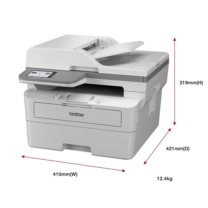 Brother Professional MFC-L2960DW wireless mono laser all-in-one printer Print, copy, scan & fax A4 Hi- Speed USB 2.0 UK Plug - 3