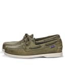 Sebago Men's Docksides Portland Crazy H Boat Shoes, Green (Green Military 909), 8 UK - 1