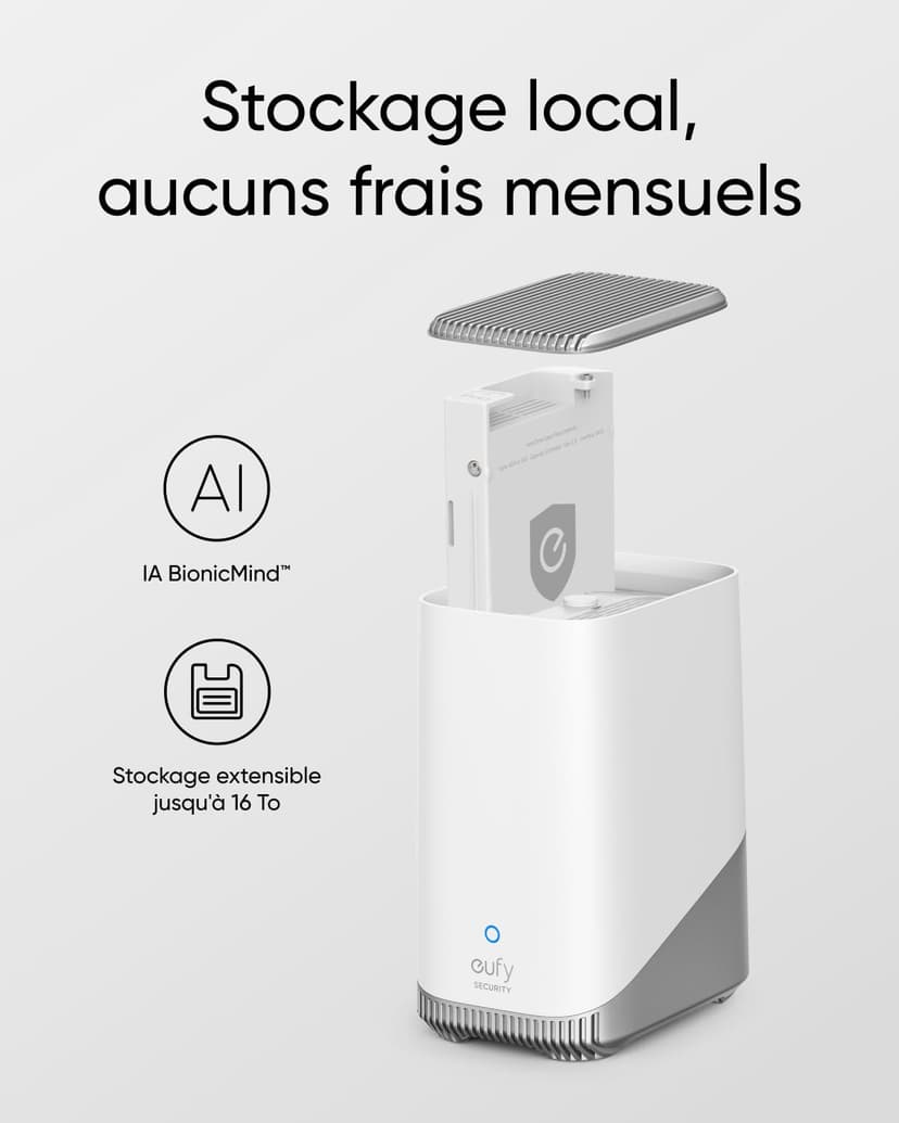 eufy Security S3 Pro (eufyCam 3 Pro), 4K Camera Surveillance WiFi exterieure sans Fil avec Panneau Solaire, Vision Nocturne MaxColor, Reconnaissance faciale IA, Stockage Local, aucuns Frais mensuels - 8