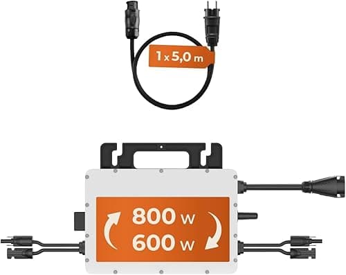Hoymiles HMS-800W-2T Micro Inverter with Integrated WiFi for Balcony Power Station (Control Rate: 0% According to § 12 Paragraph 3 UStG)