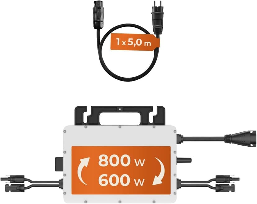 Hoymiles HMS-800W-2T Micro Inverter with Integrated WiFi for Balcony Power Station (Control Rate: 0% According to § 12 Paragraph 3 UStG) - 1