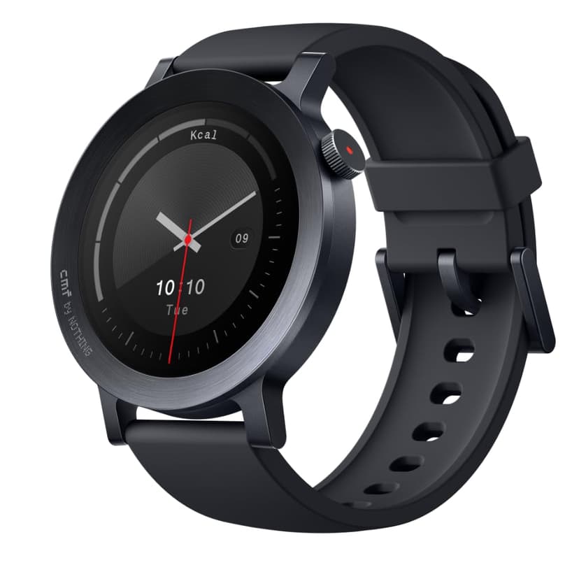 CMF Watch 3 Pro – Montre connectée 1,43" AMOLED, 13 Jours d’autonomie, GPS Double, appels Bluetooth avec réduction de Bruit IA, Suivi Sommeil et Cardio – Gris foncé - 1
