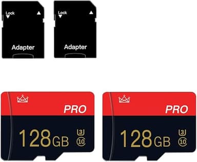 Carte mémoire 128GB Micro Memory Card Classe 10 avec Adap…