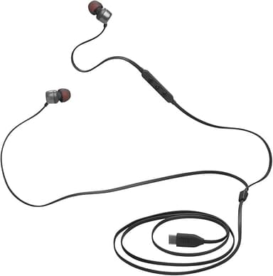 JBL Tune 310 C Hi-Res Wired Earbuds with Microphone, Flat…