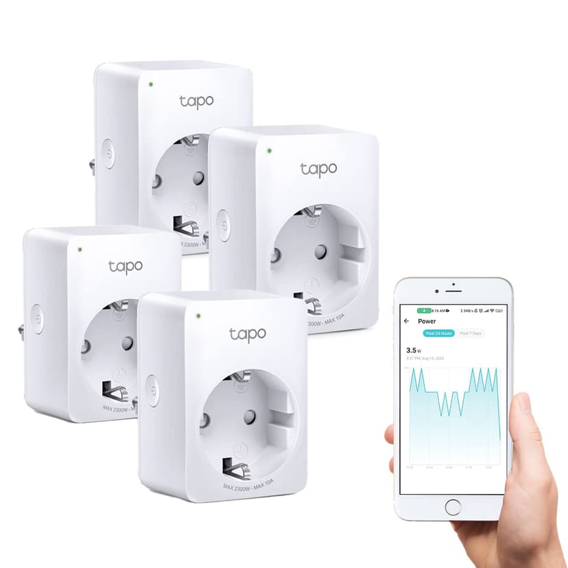 Tapo WiFi Connected Socket, Consumption Tracking, 16A Typ… - 1