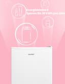 Comfee' RCD50WH2(E) Mini Réfrigérateur/Glacière 43L avec Compartiment Congélateur/Petit Réfrigérateur pour Chambre et Bureau/Refroidissement Rapide dans le Refroidisseur/Contrôle de Température/Blanc - 7