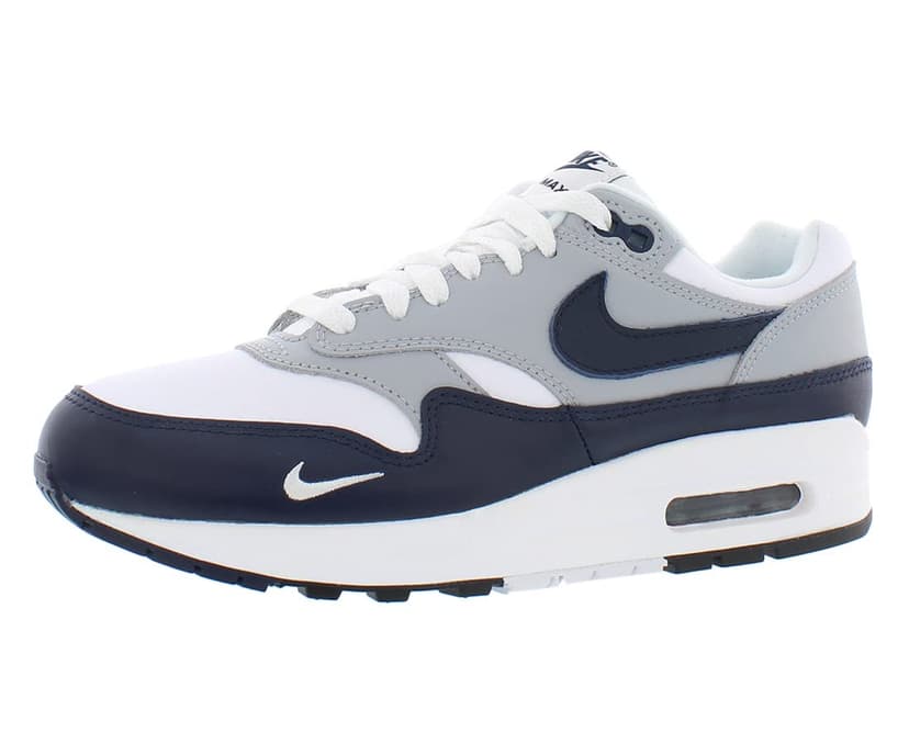 Nike Men's AIR MAX 1 LV8 Running Shoe, White Obsidian Wol… - 1