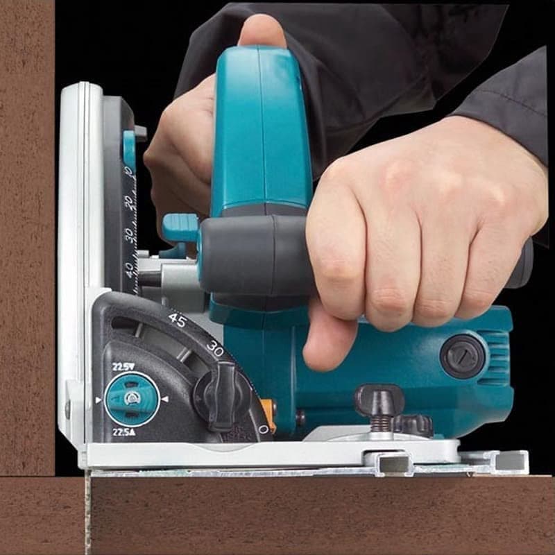 Makita Makita Plunge Circular Saw 1300 W 165 mm in Mak-Pac Box + Guide Rail 1400 mm – SP6000J1 - 5