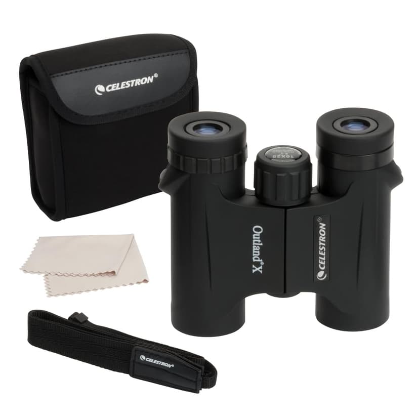 Celestron 71341 10 x 25 Outland X Binocular, Black - 1