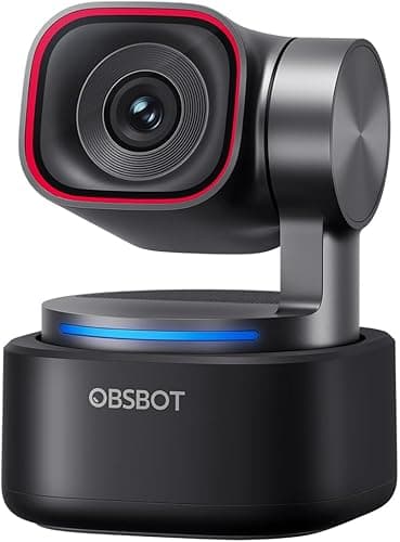 OBSBOT Tiny 3 AI-Powered Spatial Audio 4K Webcam, Caméra …