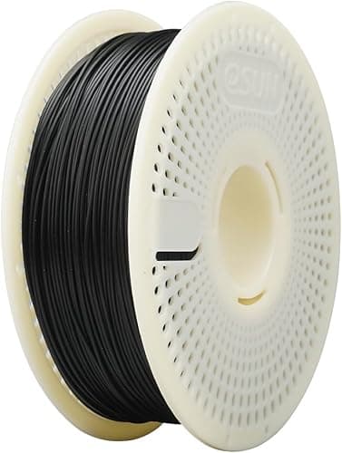 eSUN Kit de Recharge de Filament PLA et de Bobine, PLA 1.75mm et eSpool+ Amovible, Bobine de 1KG (2.2 LBS) Filament Rapide pour imprimantes 3D,Rouge Foncé