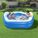 Bestway Family Paddling Pool Inflatable Swimming Pool with Built-in Seats, Family Fun Lounge Pool, Outdoor Garden Pool - 2