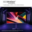 LG Ultragear 27G640A-B.AEUQ 27 Inch Gaming Monitor - IPS Panel FHD (2560 x 1440), 1ms GtG 300Hz, VESA DisplayHDR 400, DCI-P3 95%, AMD FreeSync Premium, DisplayPort 1.4, HDMI 2.1, Tilt - 2