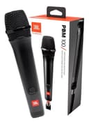 JBL PBM100 Wired Dynamic Vocal Microphone with 6.3 to 3.5 mm Plug-In Adapter Cable and Cardioid Polar Pattern, Black - 1