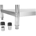 Royal Catering RCAT-120/60-N Stainless Steel Table Kitchen Worktable (120 x 60 cm, 250 kg, Upstand) - 4