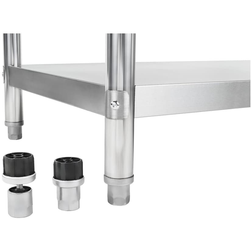 Royal Catering RCAT-120/60-N Stainless Steel Table Kitchen Worktable (120 x 60 cm, 250 kg, Upstand) - 4