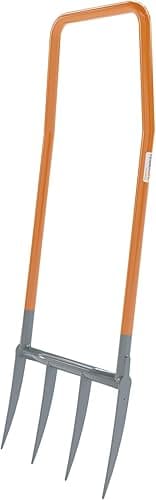 Terradix Garden fork 4x250 Doubleshaft - heavy duty Broad…