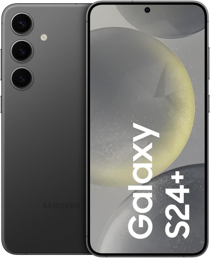 Samsung Galaxy S24+ 6.7-inch Quad HD+ Dynamic AMOLED 2x Screen Dual SIM 5G USB-C 12GB 512GB 4900mAh Triple 50MP/12MP/10MP Main 12MP Front Cameras Smartphone - Onyx Black - SM-S926BZKGEUB - 1