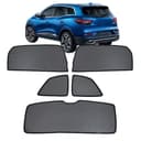 GCcv Car Window Shade For Kids Side Window Sun Shade For Kadjar 2015-2022 Magnetic Curtain Sun UV Protection Covers For Baby Sleeping Auto Accessories,Rear+Triangular+Back-windscreen-5PCS - 1