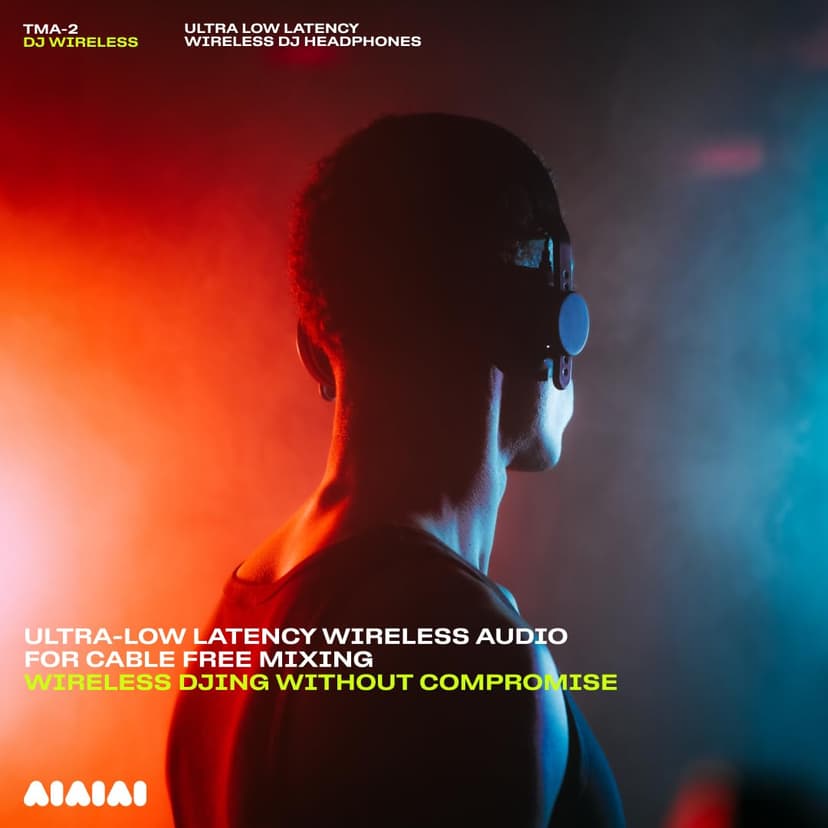 AIAIAI TMA-2 DJ Wireless - Professional DJ Headphones with Ultra-low Latency Wireless Audio, 20+ Hours of Playback, Durable Lightweight Design, High Isolation Ear Pads and Added Bluetooth. - 3