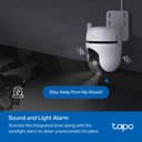 Tapo C530WS 360° Outdoor Surveillance Camera, 3K 5MP, Starlight Colour Night Vision, AI Detection, Motion Tracking, WiFi or Ethernet, MicroSD Card up to 512GB - 9