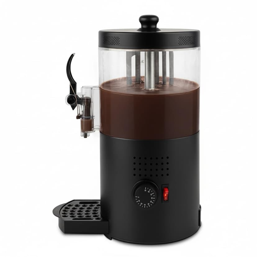 H.Koenig SHK802 Hot Beverage Machine, Stainless Steel, Black - 3