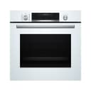 Bosch - 6 Series 6 Multifunction Pyrolytic Oven, 60 cm wide, Air Fry, Home Connect, White, HBG578EW7 - 1