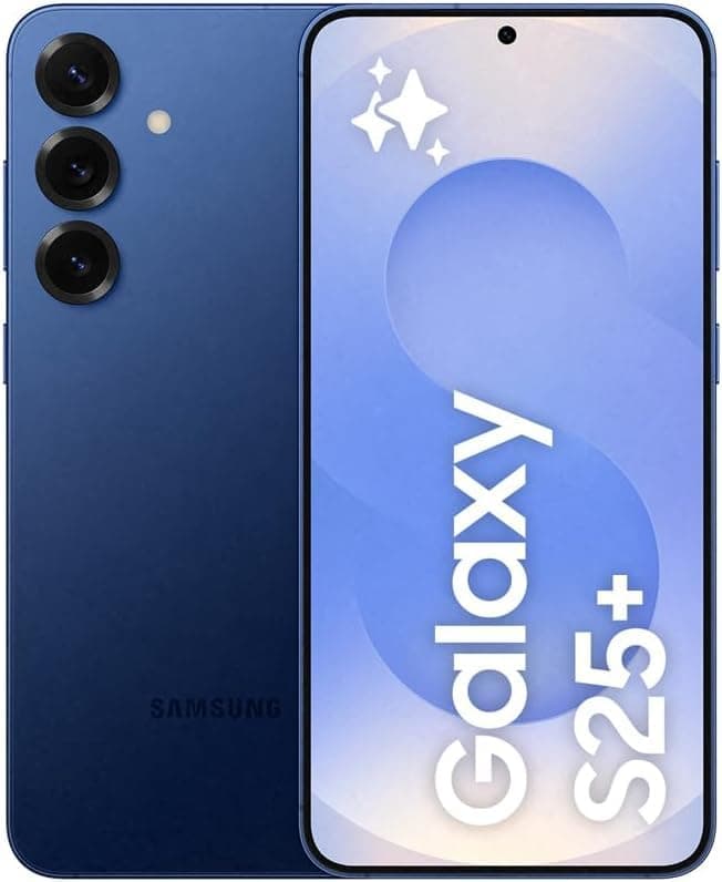Samsung Galaxy S25+ AI Smartphone, Galaxy AI, Without Contract Android Mobile Phone, 12GB RAM, 256GB Memory, 50MP Camera, Navy, 3 Year Manufacturer Warranty [Amazon Exclusive]