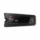 SAMSUNG - 990 PRO - SSD interno - 2 TB - Con dissipatore di calore - PCIe 4.0 - NVMe 2.0 - M2 2280 - Fino a 7450 MB/s (MZ-V9P2T0GW) - 6