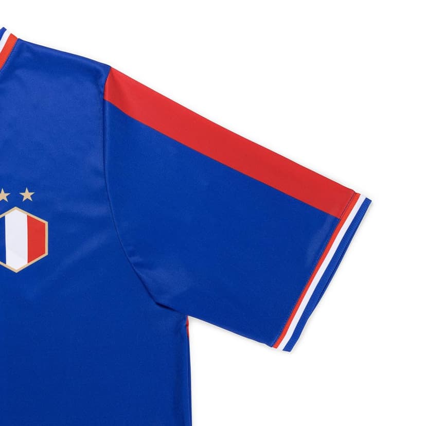 France Football Jersey Set Mbappe Home - Children and Adults - Boys - Men - Football Jersey - Football Gifts - Sports T-Shirt - Sportswear, blue, 152 - 6