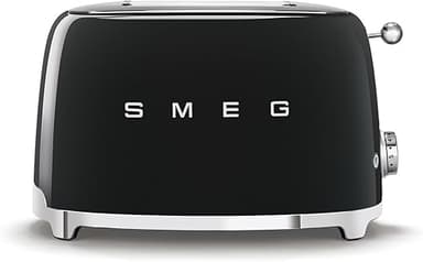 Smeg, Tostapane 2x2 TSF01BLEU, 2 Scomparti da 36mm, 6 Liv…