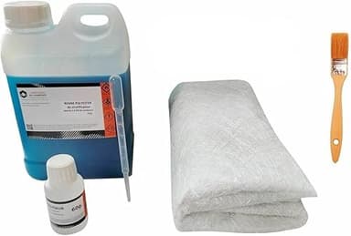 Kit de Résine Polyester 2kg avec 60g de Catalyseur, 2m² d…