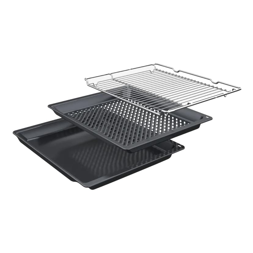 Bosch - 6 Series 6 Multifunction Pyrolytic Oven, 60 cm wide, Air Fry, Home Connect, White, HBG578EW7 - 2