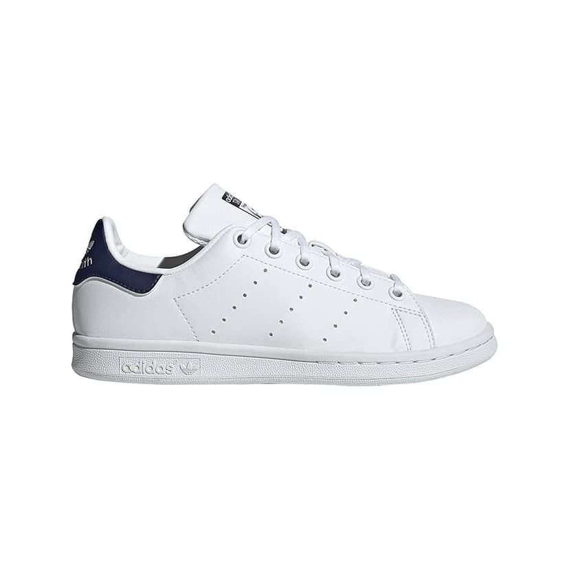 adidas Stan Smith Chaussures Unisexes pour Adulte, Blanc, Bleu foncé (FTWR White FTWR White Dark Blue), 39 1/3 EU - 2