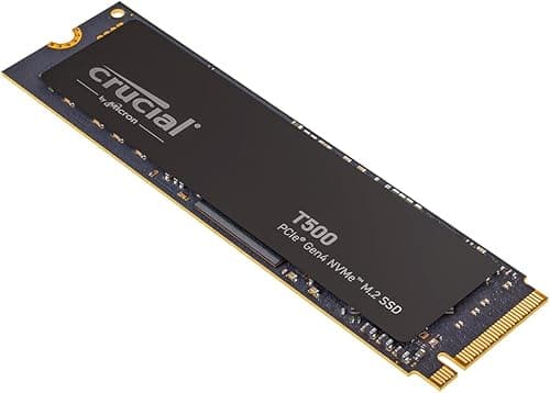 Crucial T500 2TB SSD PCIe Gen4 NVMe M.2, Up to 7400MB/s, TLC NAND, Laptop and Desktop Compatible, Microsoft DirectStorage, Solid State Drive - CT2000T500SSD8